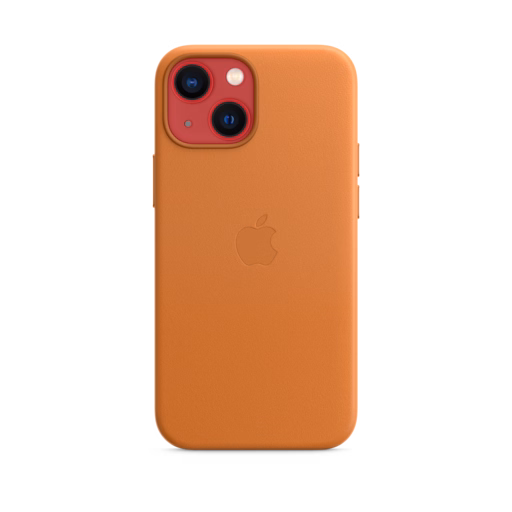 iPhone 13 mini Leather Case with MagSafe — Golden Brown