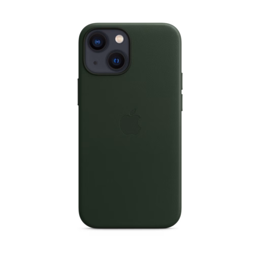 iPhone 13 mini Leather Case with MagSafe — Sequoia Green