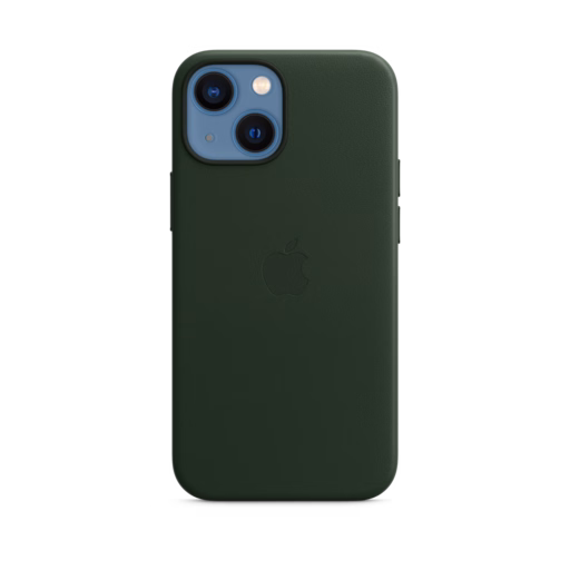 iPhone 13 mini Leather Case with MagSafe — Sequoia Green