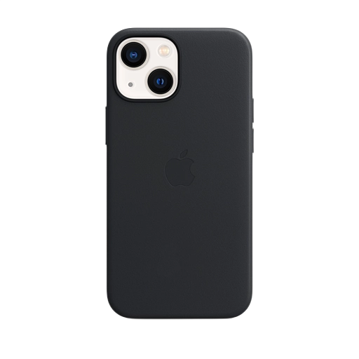 iPhone 13 mini Leather Case — Midnight