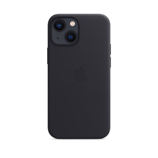 iPhone 13 mini Leather Case with MagSafe — Midnight