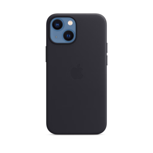 iPhone 13 mini Leather Case with MagSafe — Midnight