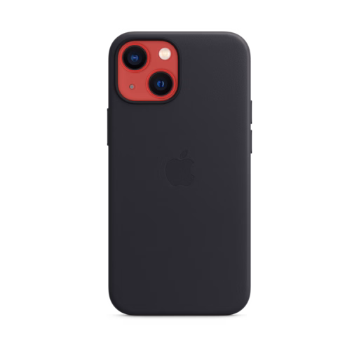 iPhone 13 mini Leather Case with MagSafe — Midnight