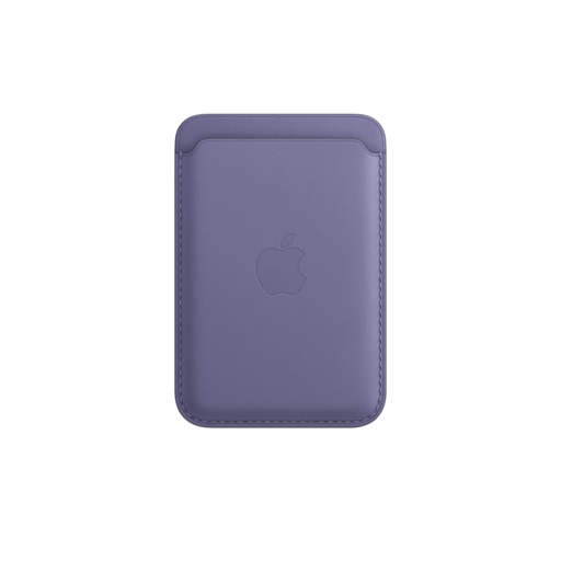 MagSafe iPhone Leather Wallet — Wisteria