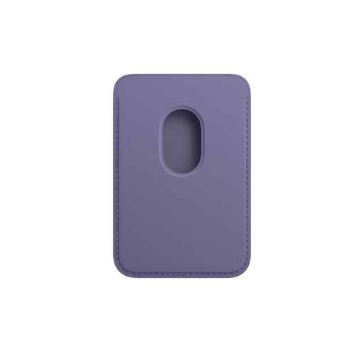 iPhone Leather Wallet with MagSafe — Wisteria