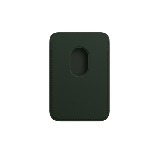 iPhone Leather Wallet with MagSafe — Sequoia Green