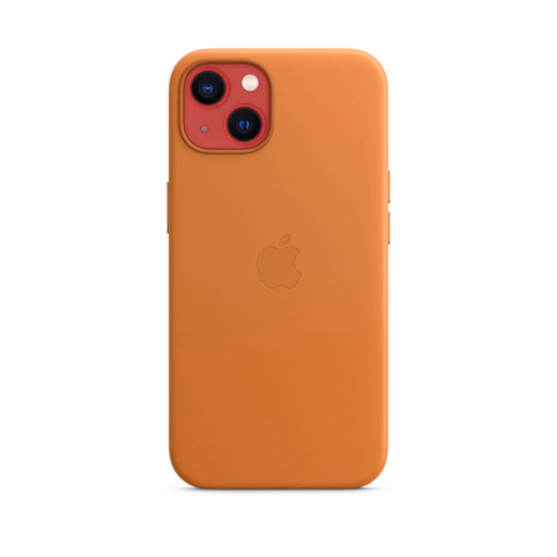 iPhone 13 Leather Case with MagSafe — Golden Brown