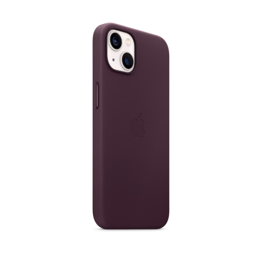 iPhone 13 Leather Case with MagSafe — Dark Cherry