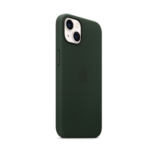 iPhone 13 Leather Case with MagSafe — Sequoia Green