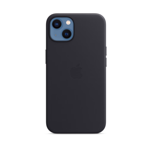 iPhone 13 Leather Case with MagSafe — Midnight