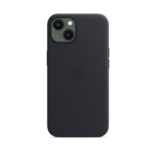 iPhone 13 Leather Case with MagSafe — Midnight
