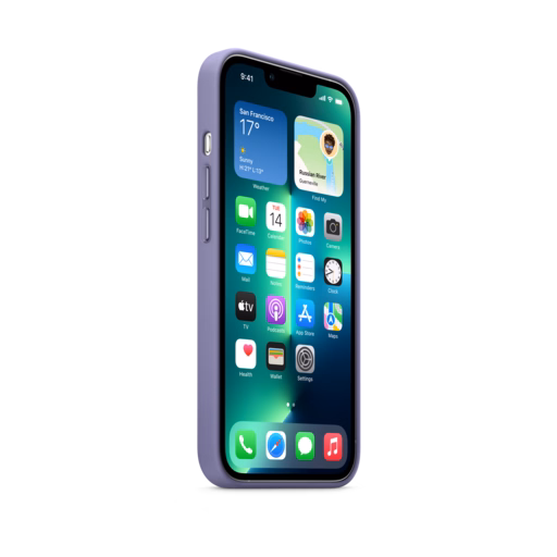 iPhone 13 Pro Leather Case with MagSafe — Wisteria