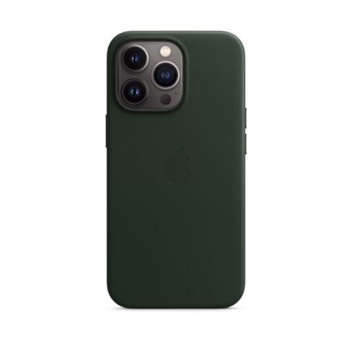 iPhone 13 Pro Leather Case — Sequoia Green
