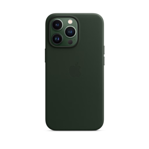 iPhone 13 Pro Leather Case with MagSafe — Sequoia Green