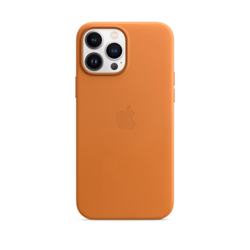 iPhone 13 Pro Max Leather Case with MagSafe — Golden Brown