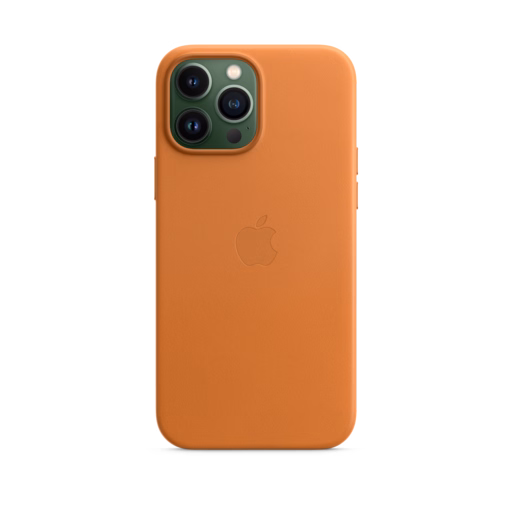 iPhone 13 Pro Max Leather Case with MagSafe — Golden Brown