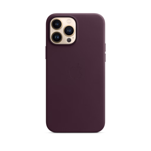 iPhone 13 Pro Max Leather Case with MagSafe — Dark Cherry
