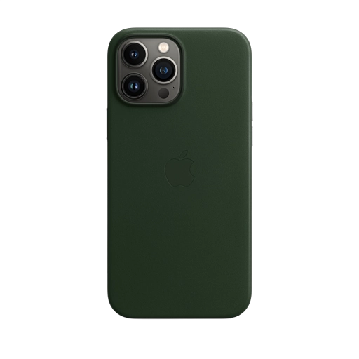 iPhone 13 Pro Max Leather Case — Sequoia Green