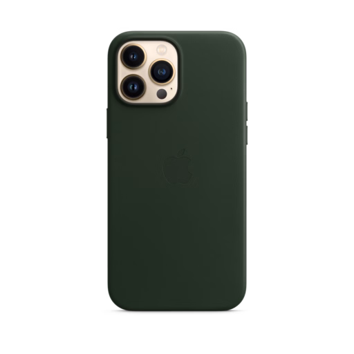 iPhone 13 Pro Max Leather Case with MagSafe — Sequoia Green