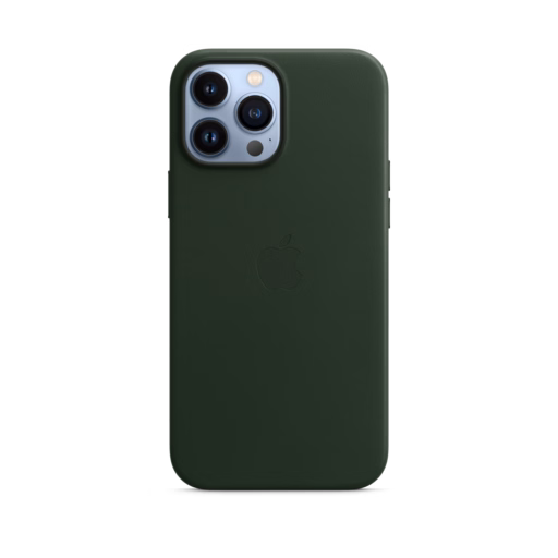 iPhone 13 Pro Max Leather Case with MagSafe — Sequoia Green