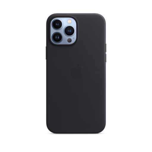 iPhone 13 Pro Max Leather Case with MagSafe — Midnight
