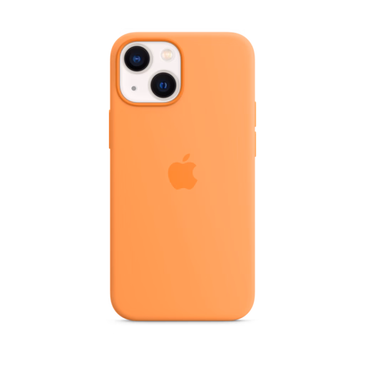 iPhone 13 mini Silicone Case — Marigold