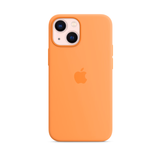 iPhone 13 mini Silicone Case with MagSafe — Marigold