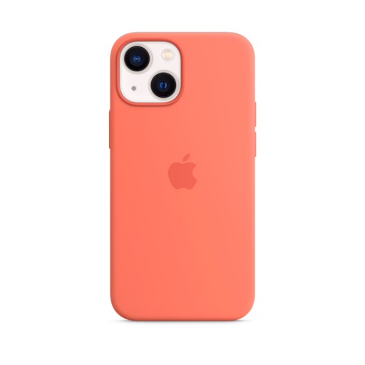 iPhone 13 mini Silicone Case — Pink Pomelo