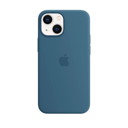 iPhone 13 mini Silicone Case — Blue Jay