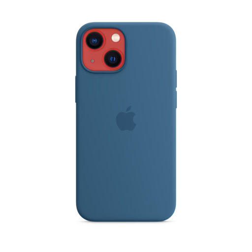 iPhone 13 mini Silicone Case with MagSafe — Blue Jay