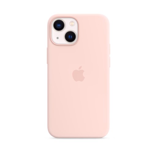 iPhone 13 mini Silicone Case — Chalk Pink