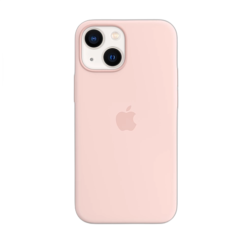 iPhone 13 mini Silicone Case — Chalk Pink