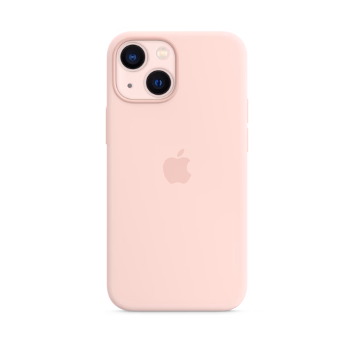 iPhone 13 mini Silicone Case with MagSafe — Chalk Pink