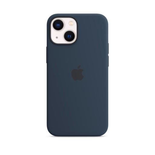 iPhone 13 mini Silicone Case — Abyss Blue