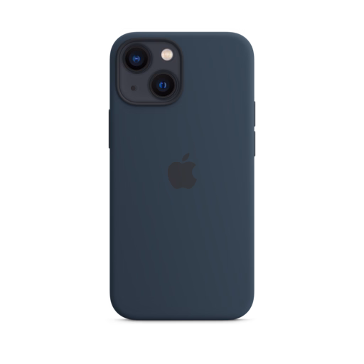 iPhone 13 mini Silicone Case with MagSafe — Abyss Blue