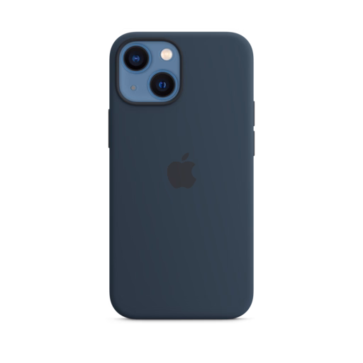iPhone 13 mini Silicone Case with MagSafe — Abyss Blue