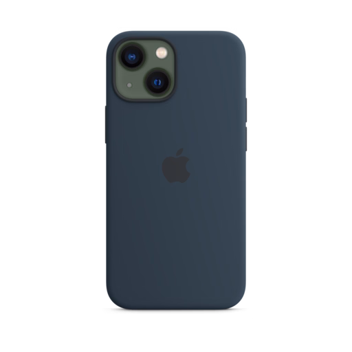 iPhone 13 mini Silicone Case with MagSafe — Abyss Blue