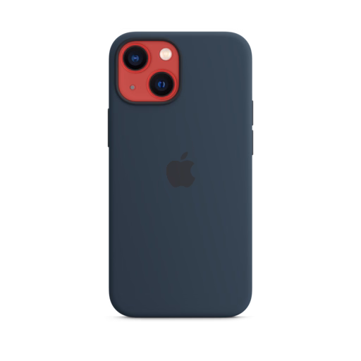 iPhone 13 mini Silicone Case with MagSafe — Abyss Blue