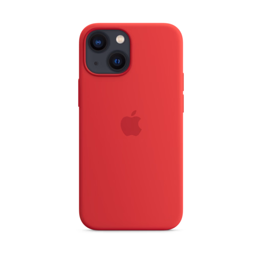 iPhone 13 mini Silicone Case with MagSafe — (PRODUCT)RED