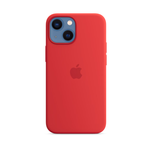 iPhone 13 mini Silicone Case with MagSafe — (PRODUCT)RED