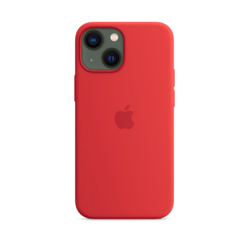 iPhone 13 mini Silicone Case with MagSafe — (PRODUCT)RED