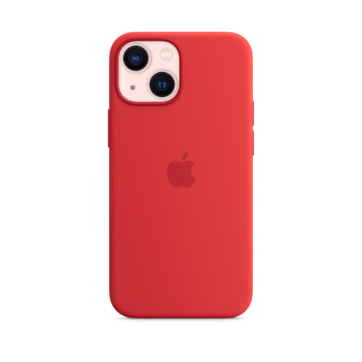 iPhone 13 mini Silicone Case with MagSafe — (PRODUCT)RED