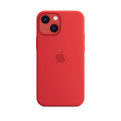 iPhone 13 mini Silicone Case with MagSafe — (PRODUCT)RED
