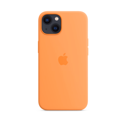 iPhone 13 Silicone Case with MagSafe — Marigold