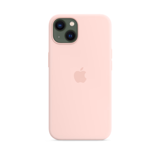 iPhone 13 Silicone Case with MagSafe — Chalk Pink
