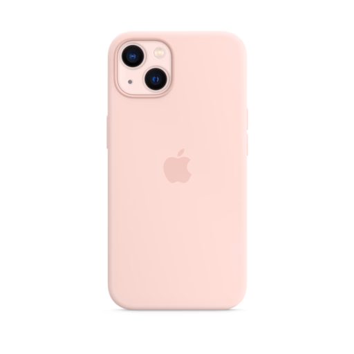 iPhone 13 Silicone Case with MagSafe — Chalk Pink