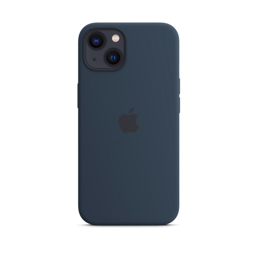 iPhone 13 Silicone Case with MagSafe — Abyss Blue