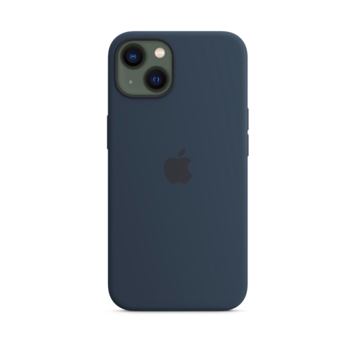 iPhone 13 Silicone Case with MagSafe — Abyss Blue