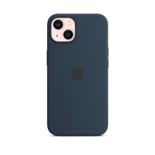 iPhone 13 Silicone Case with MagSafe — Abyss Blue