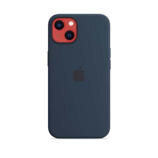 iPhone 13 Silicone Case with MagSafe — Abyss Blue